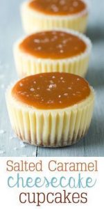 Small Salted Caramel Cheesecake